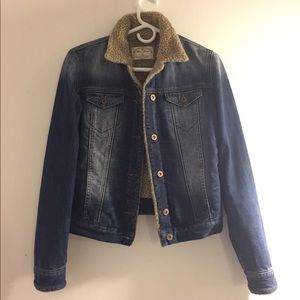 Denim and Sherpa Jacket